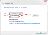 DNC PRO (connect wifi to computer via windows tool "Map Network Driver")